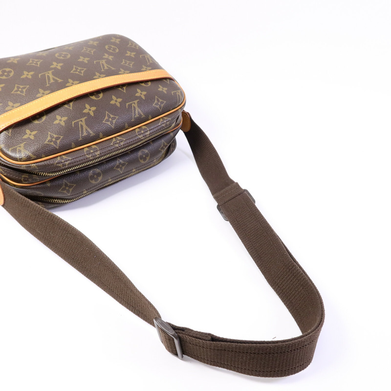 LOUIS VUITTON Monogram Reporter PM肩背袋-9