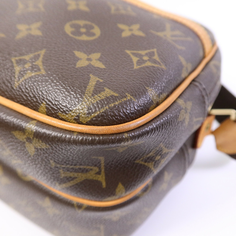 LOUIS VUITTON Monogram Reporter PM肩背袋-10