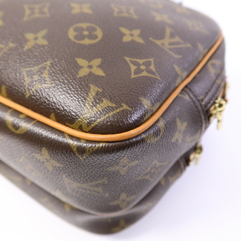 LOUIS VUITTON Monogram Reporter PM肩背袋-12