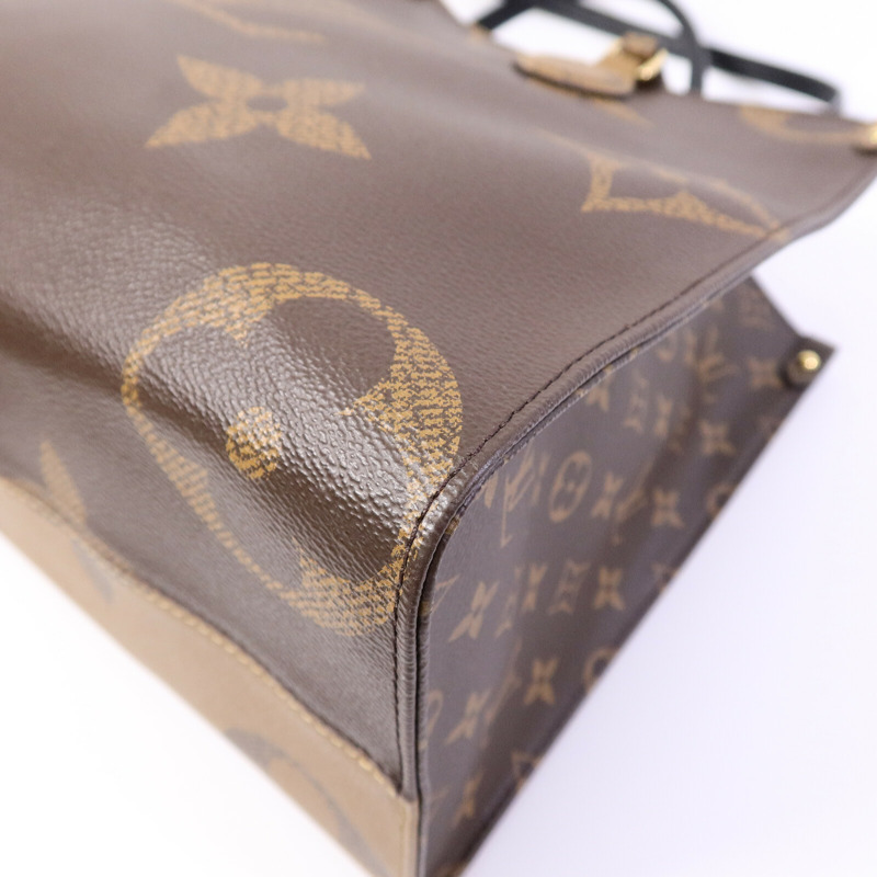 LOUIS VUITTON Monogram Giant On The Go MM手挽袋-9