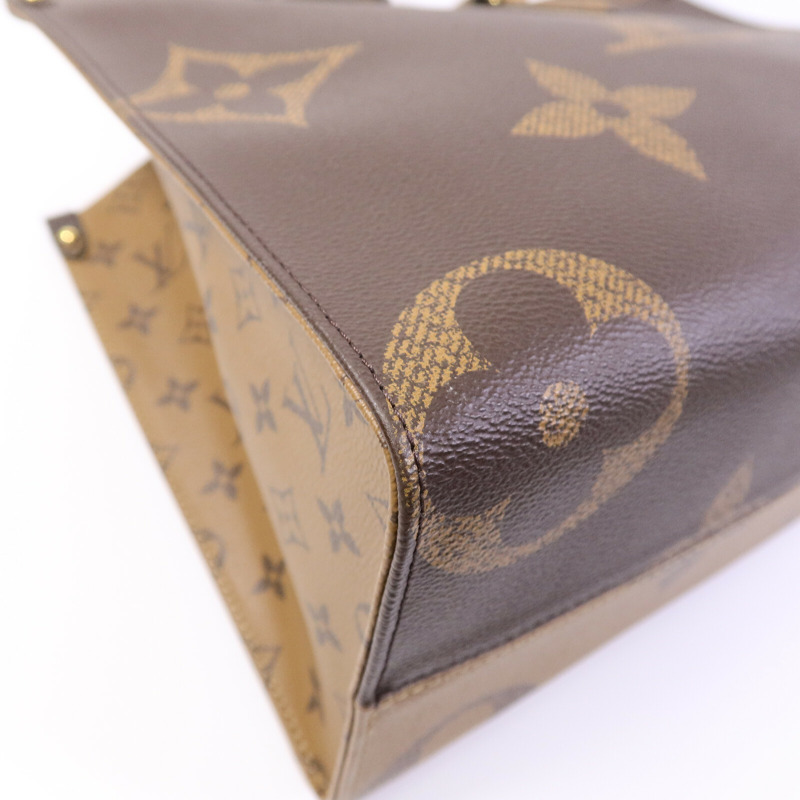 LOUIS VUITTON Monogram Giant On The Go MM手挽袋-10