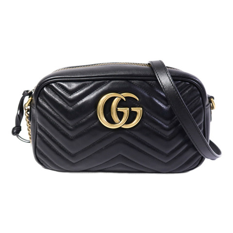 GUCCI 牛皮皮革GG Marmont肩背袋