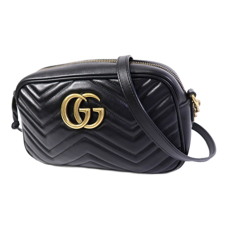 GUCCI 牛皮皮革GG Marmont肩背袋-2