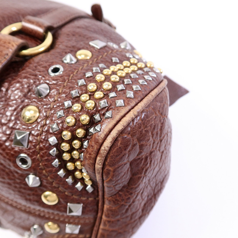 Miu Miu 牛皮皮革Shoulder Bag手挽肩背兩用袋-11