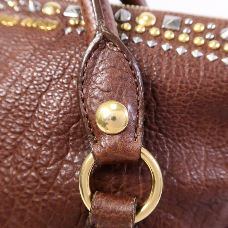 Miu Miu 牛皮皮革Shoulder Bag手挽肩背兩用袋-13