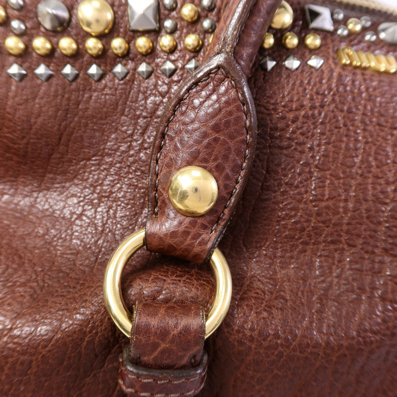 Miu Miu 牛皮皮革Shoulder Bag手挽肩背兩用袋-14