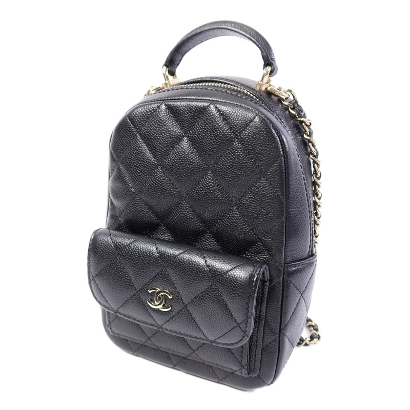 CHANEL 牛皮皮革Mini Backpack背包-2