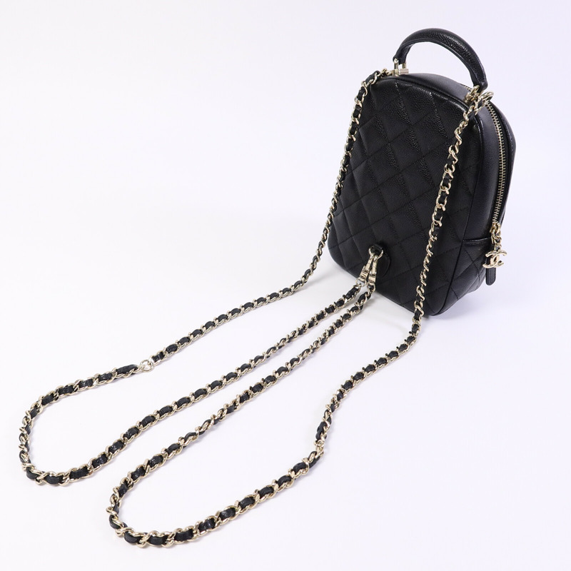 CHANEL 牛皮皮革Mini Backpack背包-9