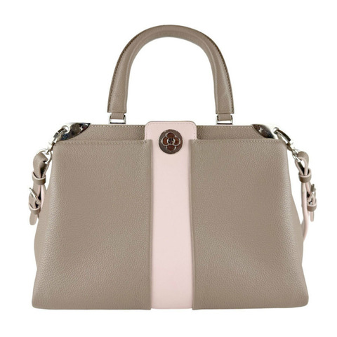 路易威登 LOUIS VUITTON 手提包 單肩包 Astrid 皮革 灰褐色 粉紅色 女士 M54374 z9490