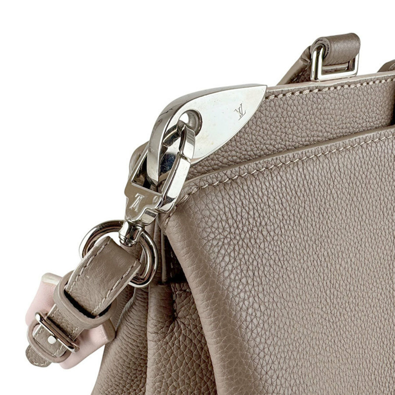 路易威登 LOUIS VUITTON 手提包 單肩包 Astrid 皮革 灰褐色 粉紅色 女士 M54374 z9490-6