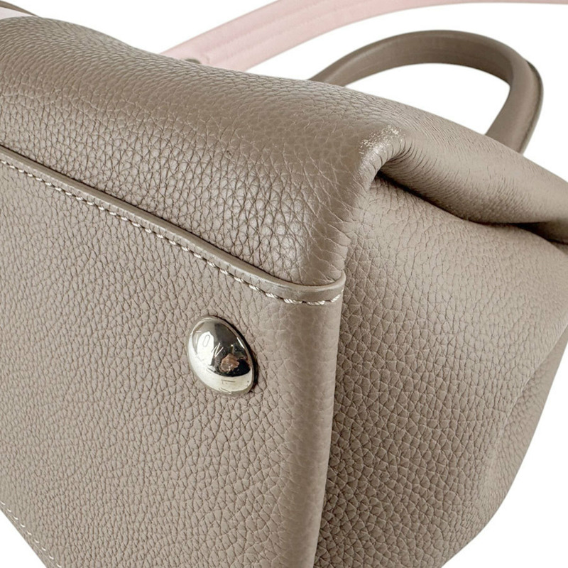 路易威登 LOUIS VUITTON 手提包 單肩包 Astrid 皮革 灰褐色 粉紅色 女士 M54374 z9490-9