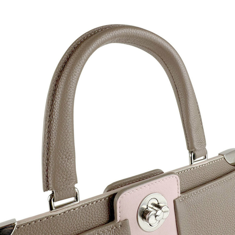 路易威登 LOUIS VUITTON 手提包 單肩包 Astrid 皮革 灰褐色 粉紅色 女士 M54374 z9490-10