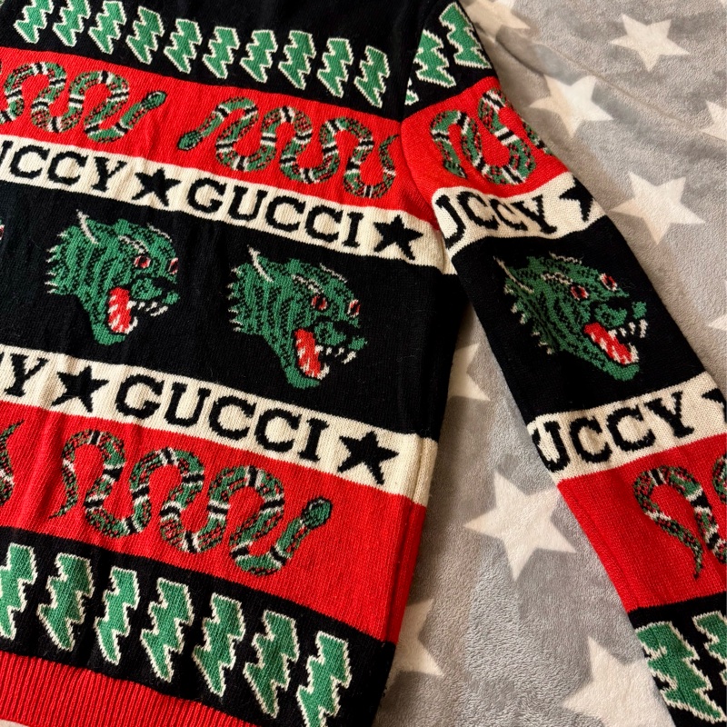 Gucci開襟毛衣M男女皆可穿-2