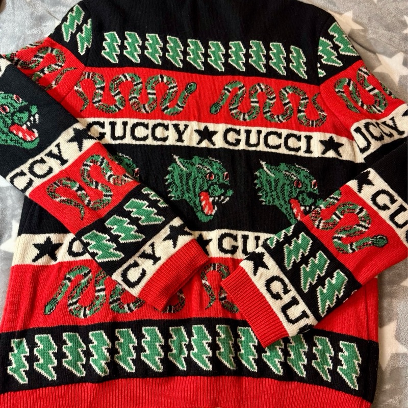 Gucci開襟毛衣M男女皆可穿-3