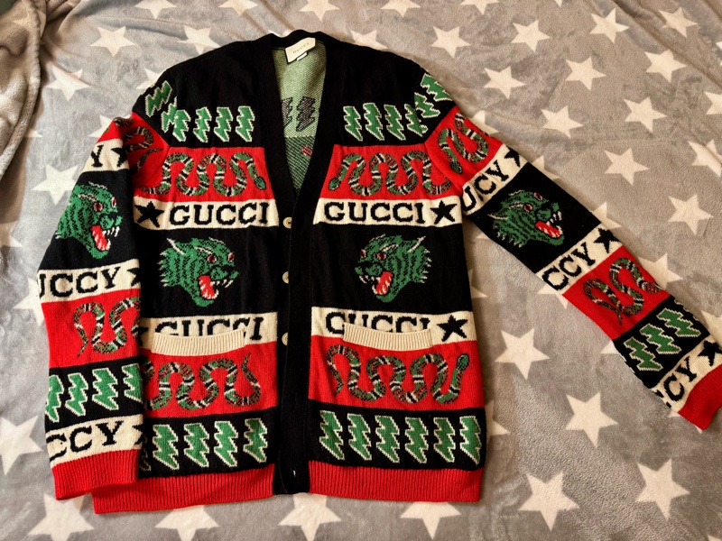 Gucci開襟毛衣M男女皆可穿-6