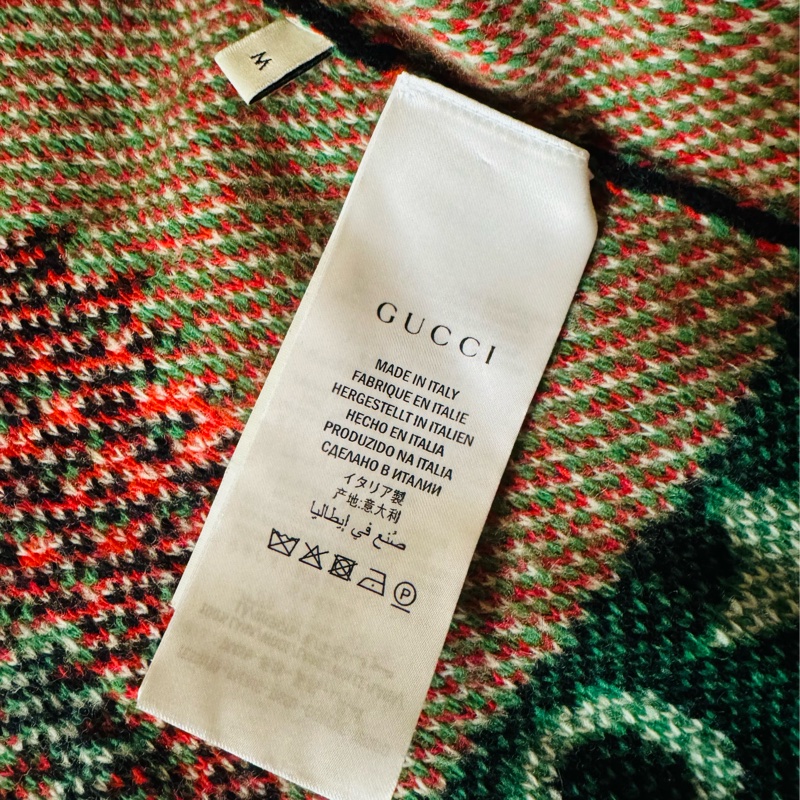 Gucci開襟毛衣M男女皆可穿-10