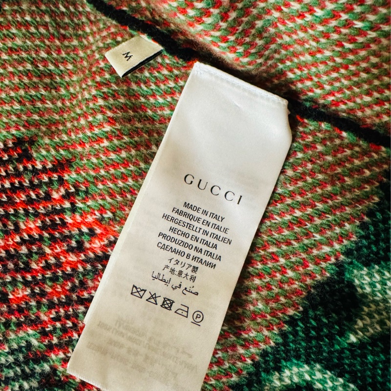 Gucci開襟毛衣M男女皆可穿-11
