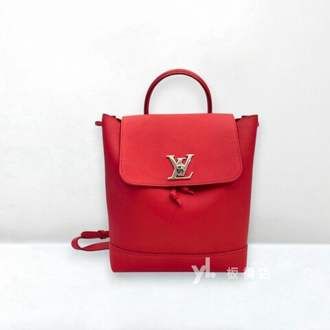 S5031-LV Lockme紅牛皮下蓋後背包M41814