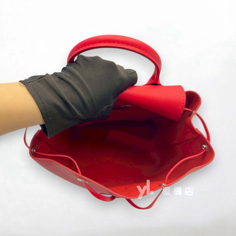 S5031-LV Lockme紅牛皮下蓋後背包M41814-5