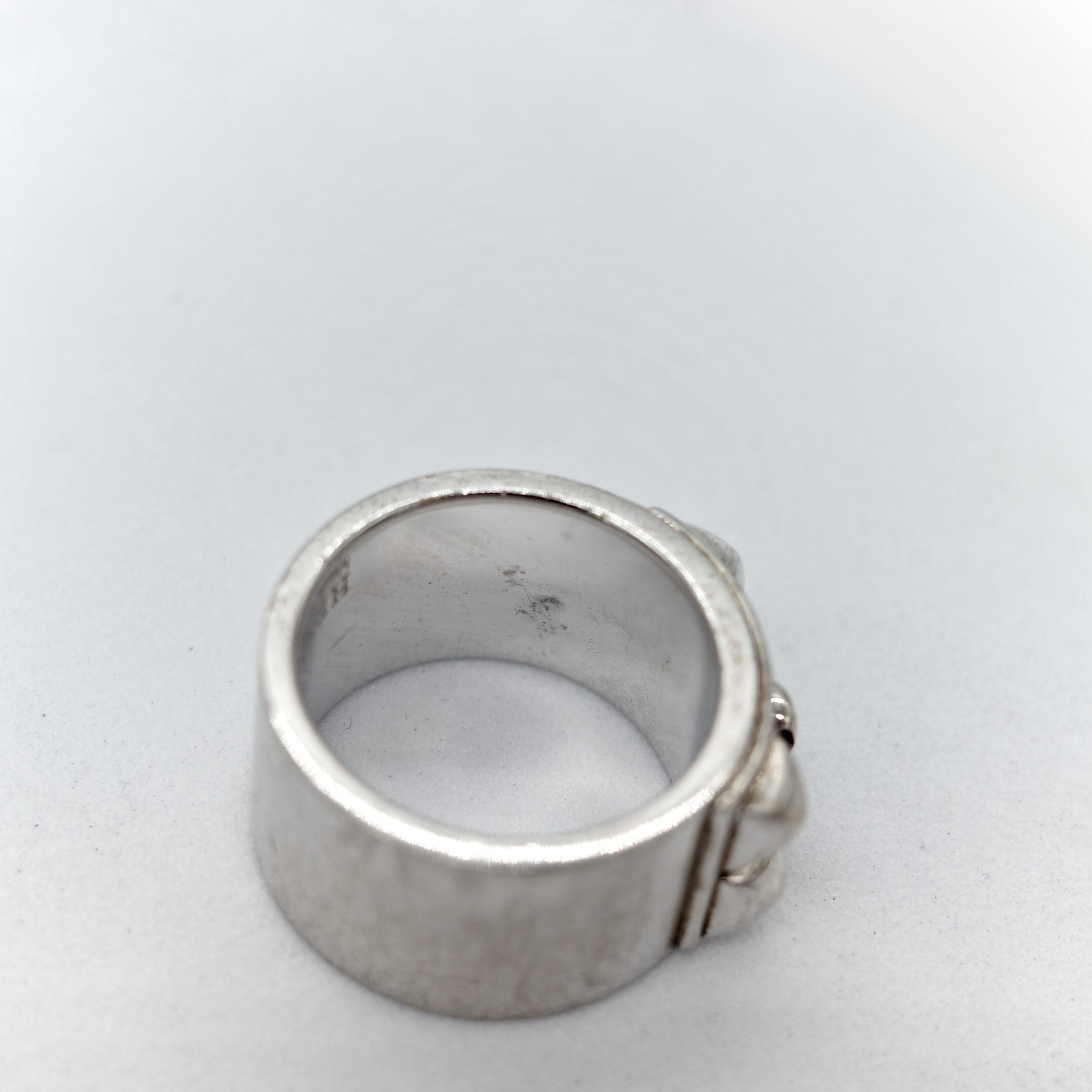 HERMES 愛馬仕 925 純銀 項圈造型戒指 CDC RING-4