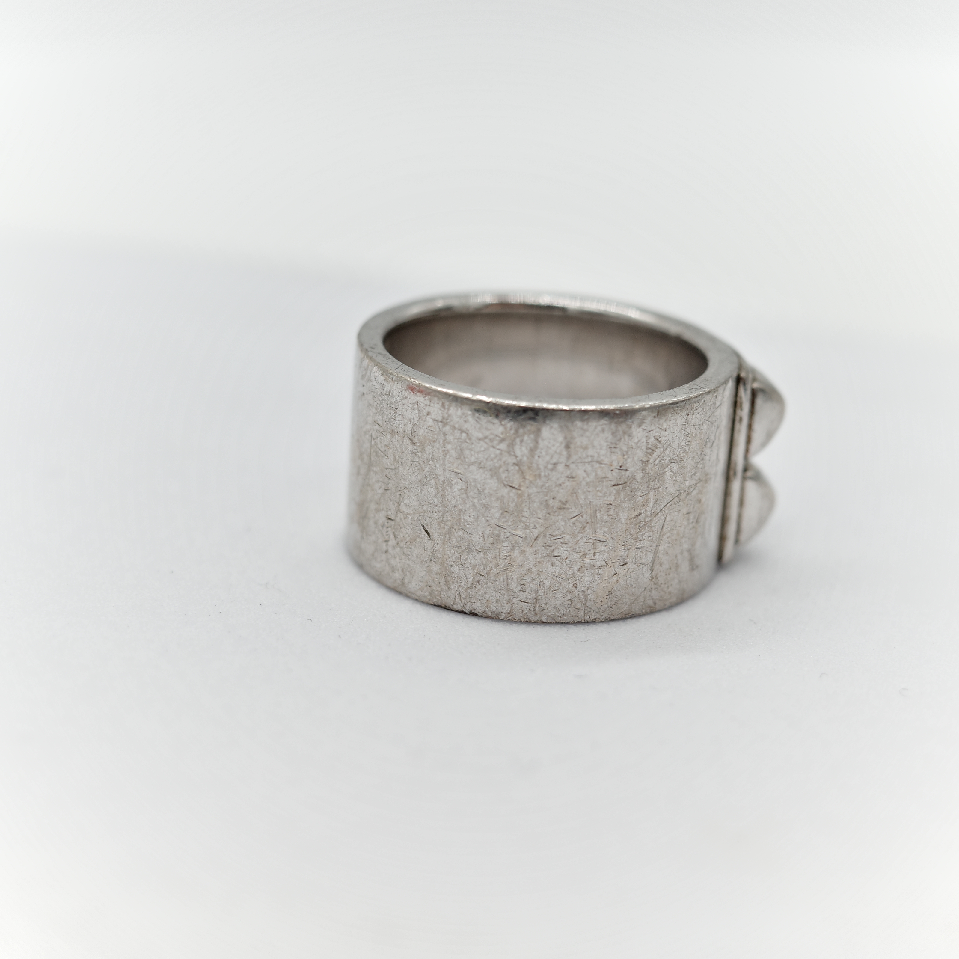 HERMES 愛馬仕 925 純銀 項圈造型戒指 CDC RING-5
