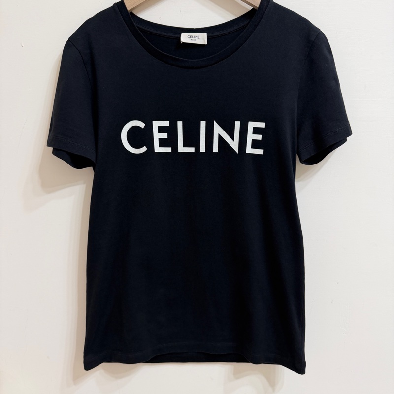 Celine黑色棉質T恤 字母款 Lisa 同款-2