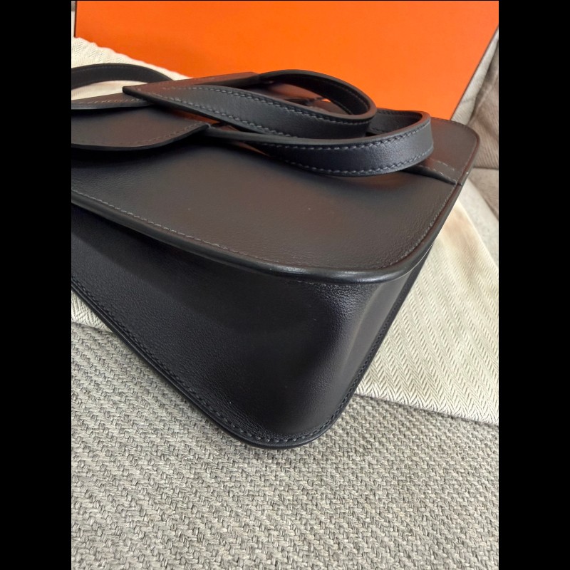 Hermès Halzan mini 水兵藍銀-10