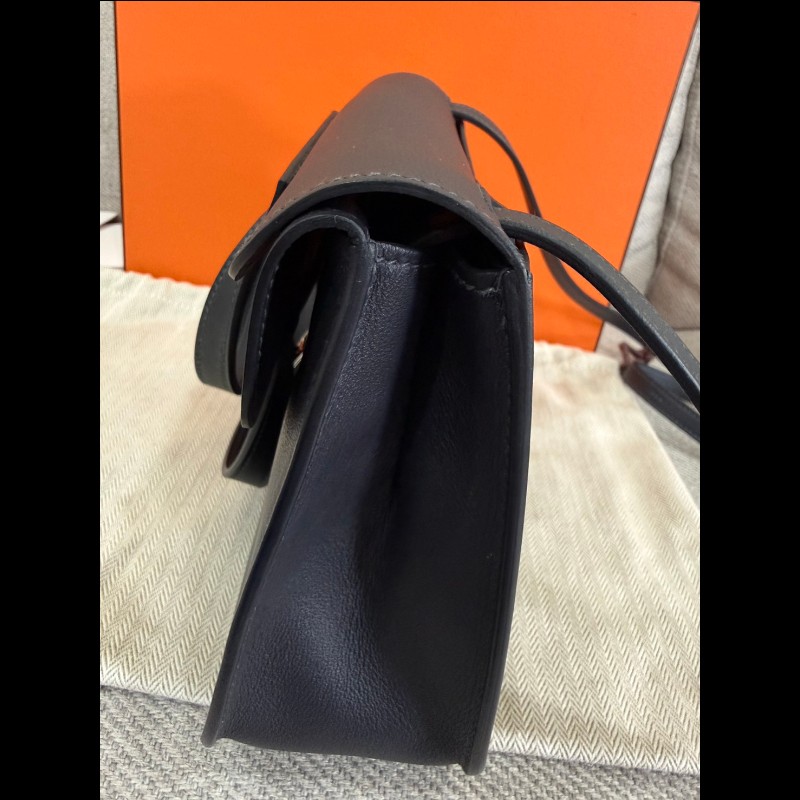 Hermès Halzan mini 水兵藍銀-12