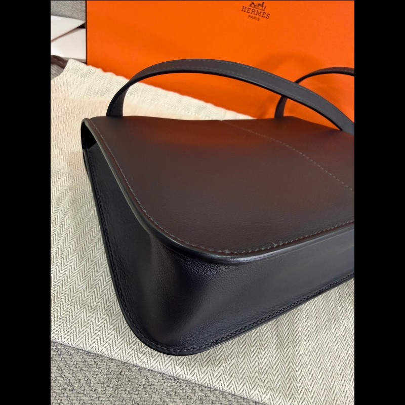 Hermès Halzan mini 水兵藍銀-13