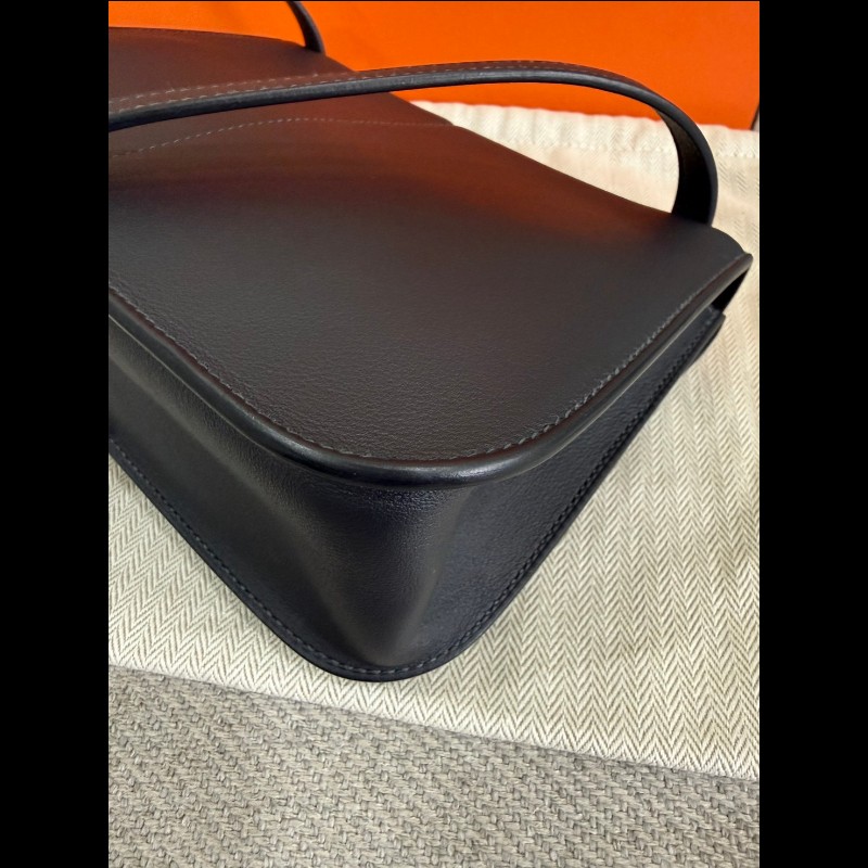 Hermès Halzan mini 水兵藍銀-15