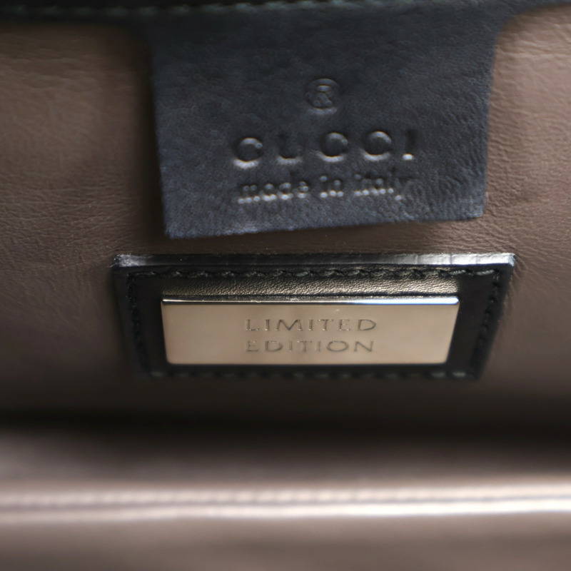 白/黑/紅色  牛皮 Bamboo Top Handle 限量款 肩背包 254884【GUCCI 古馳】 254884-6