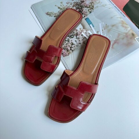 💖不用萬元 Hermes 紅色經典涼拖36.5