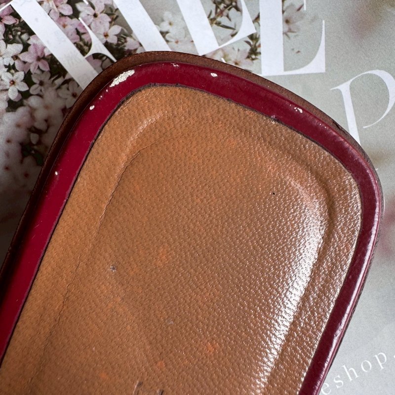 💖不用萬元 Hermes 紅色經典涼拖36.5-7