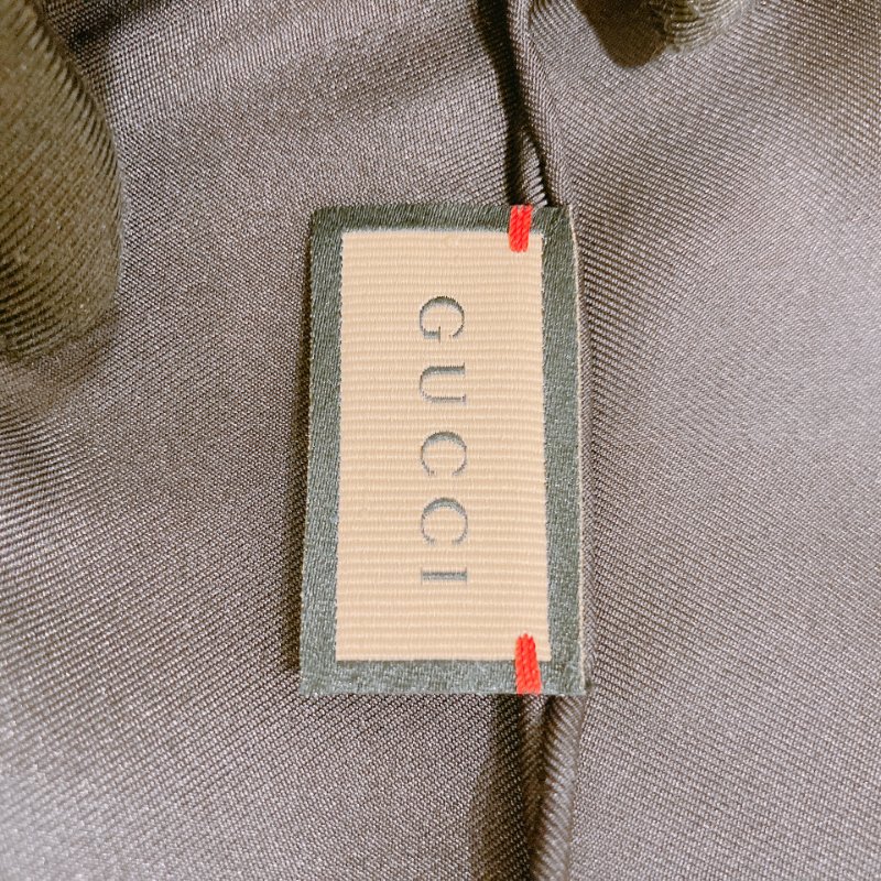 TW4827	Gucci 古馳花花方形圍巾 Mandala Preto E Dourado Scarf 90 x 90cm Silk-7