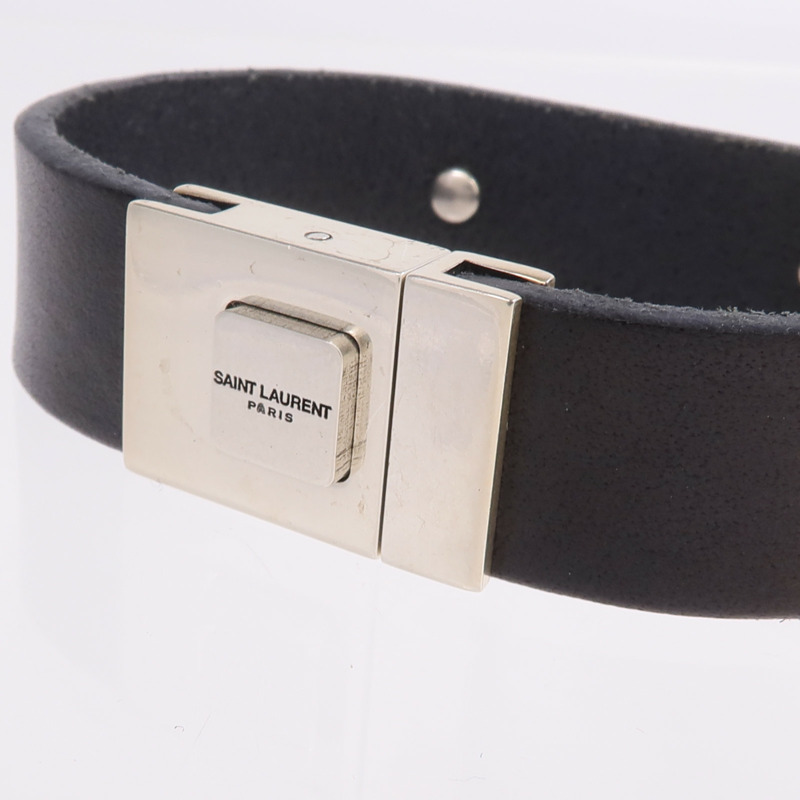 SAINT LAURENT 牛皮皮革Bracelet手帶-3