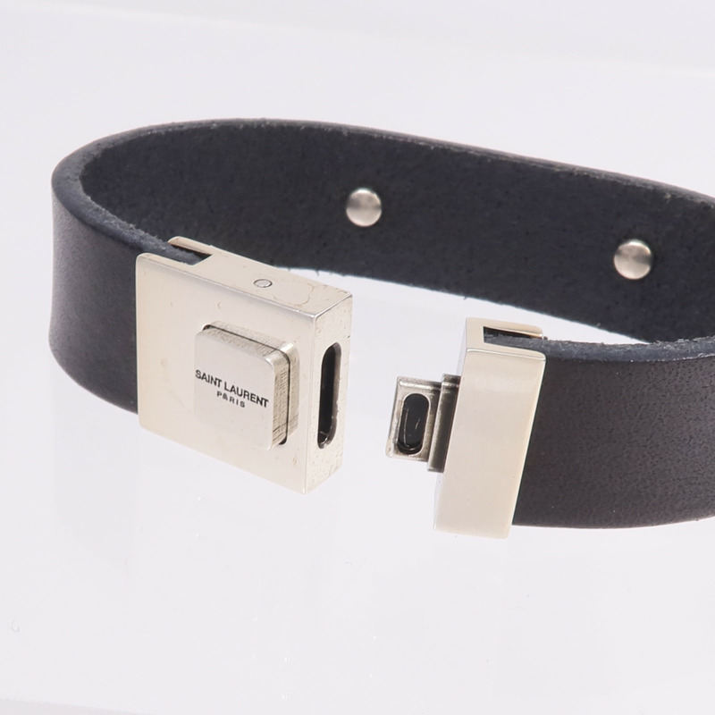 SAINT LAURENT 牛皮皮革Bracelet手帶-4