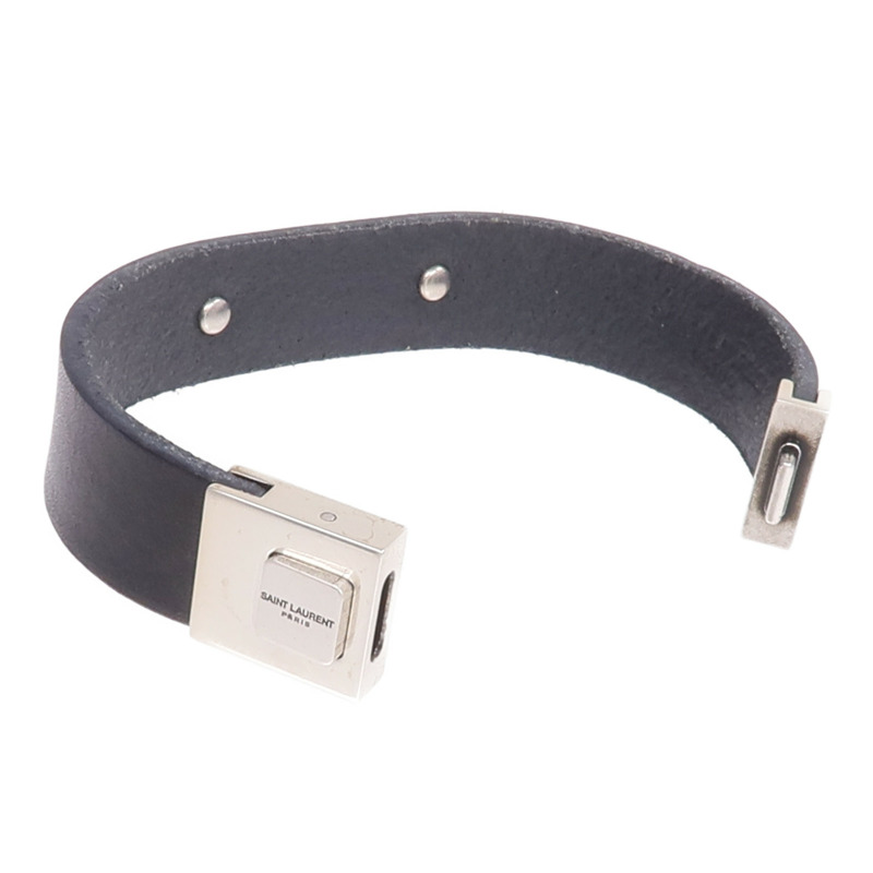 SAINT LAURENT 牛皮皮革Bracelet手帶-5