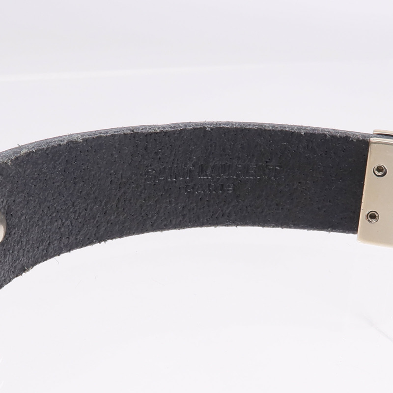 SAINT LAURENT 牛皮皮革Bracelet手帶-7
