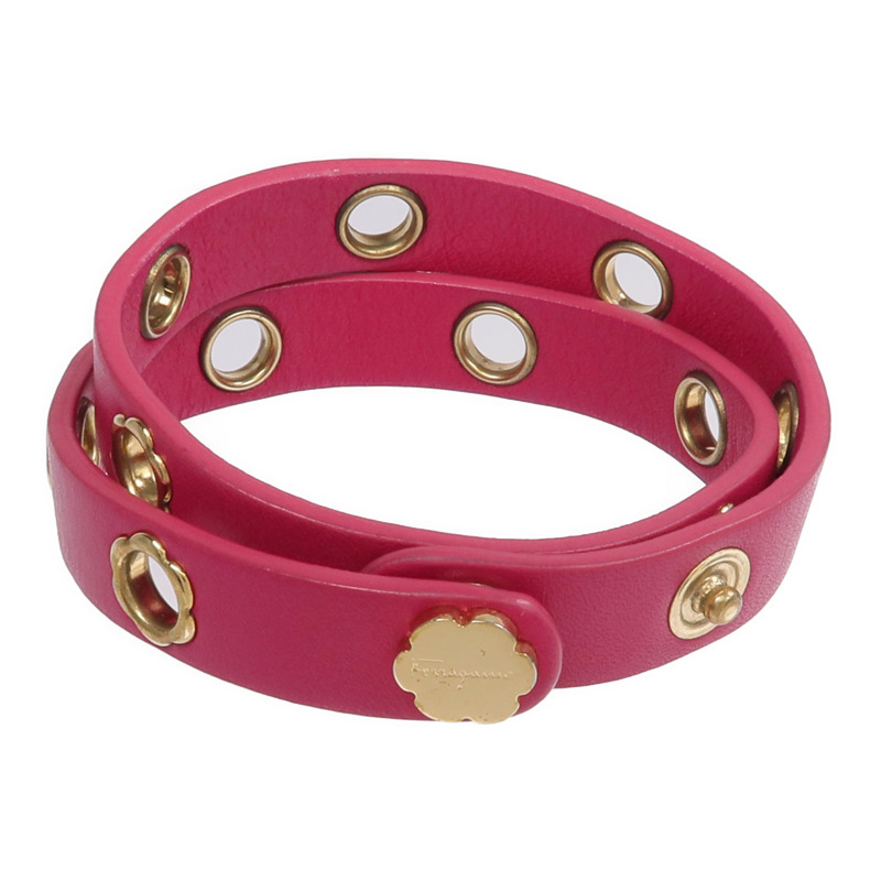 Salvatore Ferragamo 牛皮皮革Bracelet手帶-2