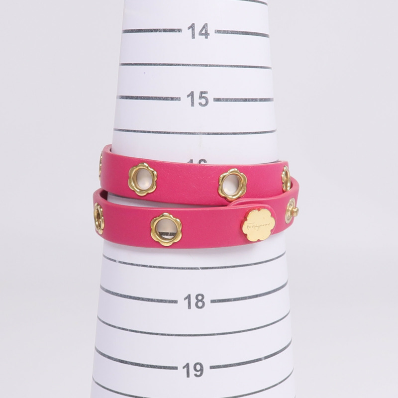 Salvatore Ferragamo 牛皮皮革Bracelet手帶-9