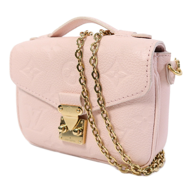 LOUIS VUITTON Monogram Empreinte Micro Metis鏈帶肩背袋-2