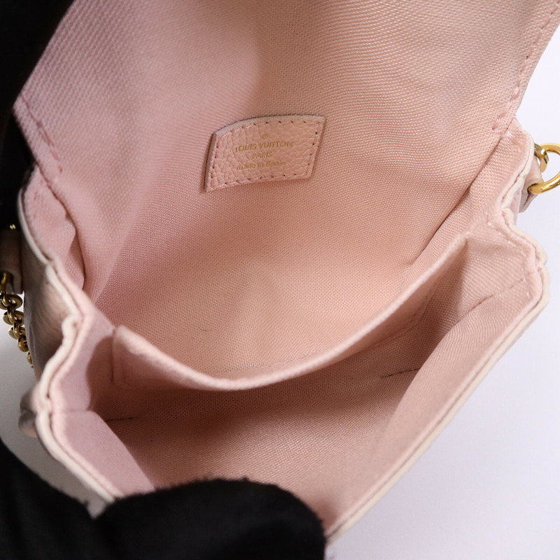 LOUIS VUITTON Monogram Empreinte Micro Metis鏈帶肩背袋-4