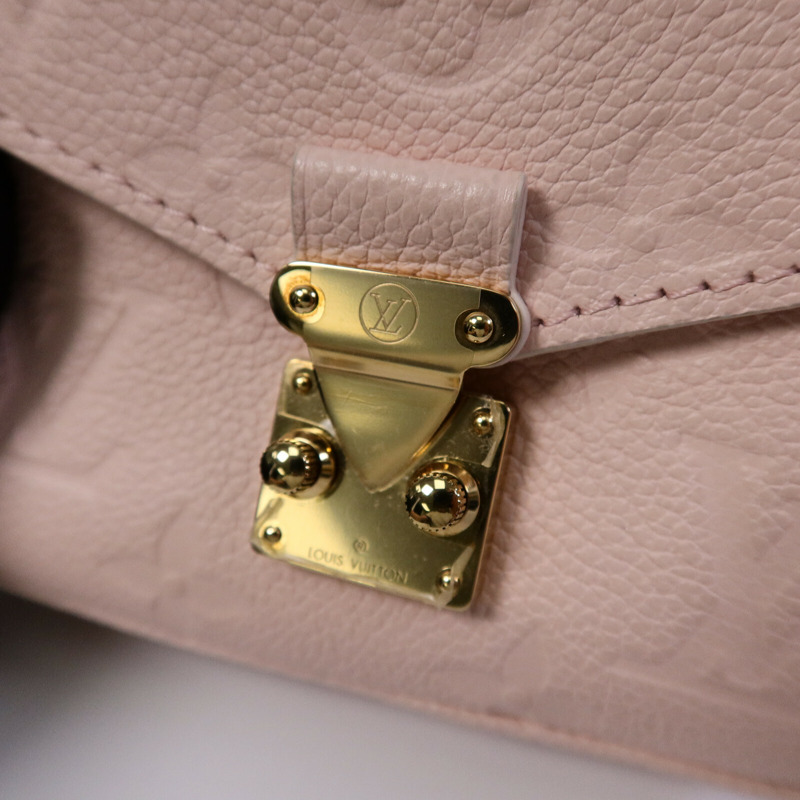 LOUIS VUITTON Monogram Empreinte Micro Metis鏈帶肩背袋-6