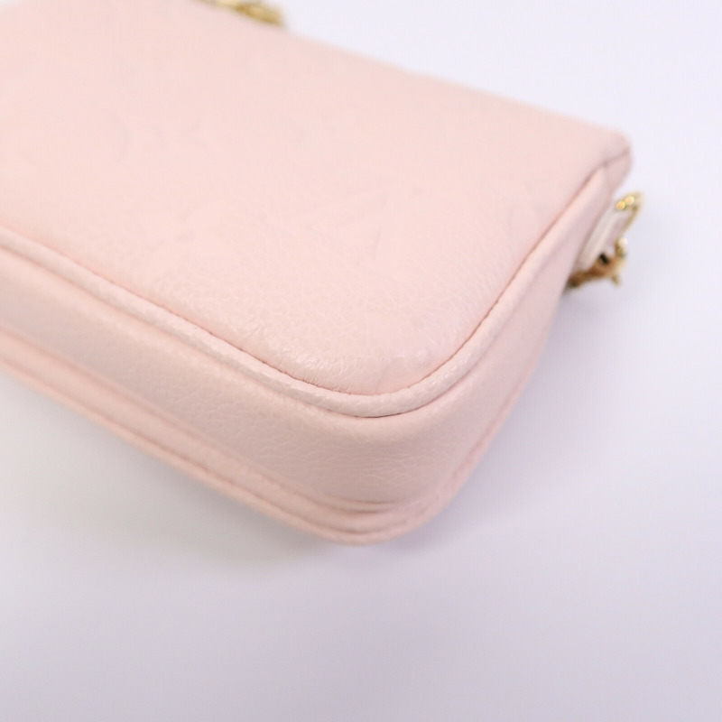 LOUIS VUITTON Monogram Empreinte Micro Metis鏈帶肩背袋-11