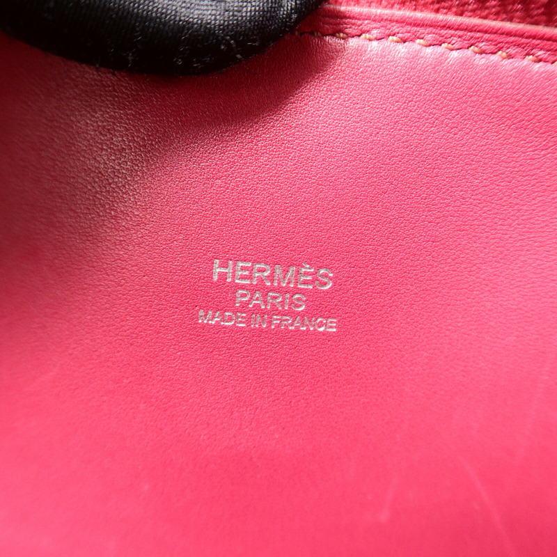 HERMES Clemence皮革Bolide 31手挽袋Rubis-5