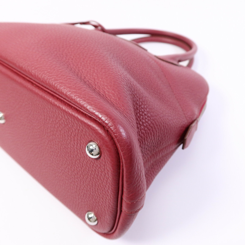 HERMES Clemence皮革Bolide 31手挽袋Rubis-10