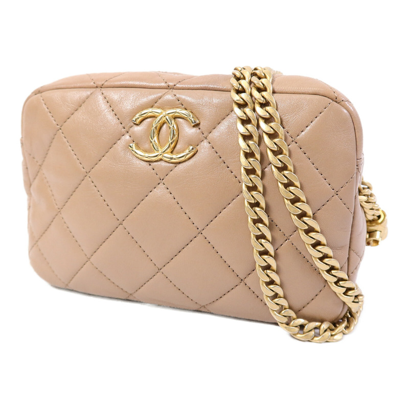 CHANEL 羊皮皮革Chain Shoulder Bag鏈帶肩背袋-2