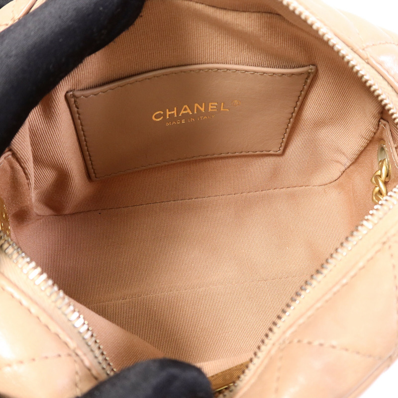 CHANEL 羊皮皮革Chain Shoulder Bag鏈帶肩背袋-4