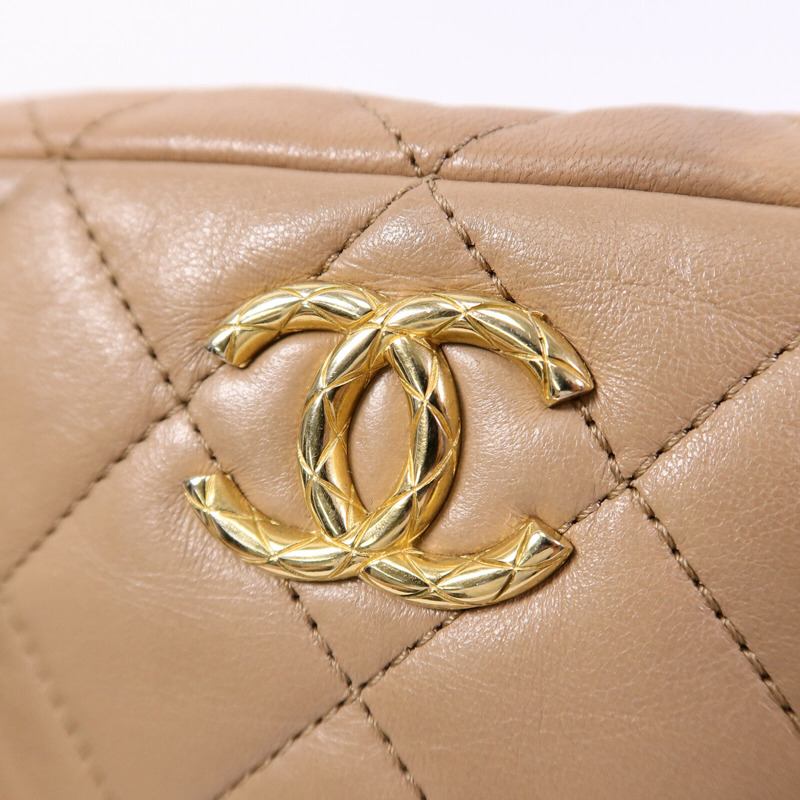 CHANEL 羊皮皮革Chain Shoulder Bag鏈帶肩背袋-6