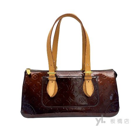 Y1907-LV 酒紅色漆皮肩背包 M93510-3